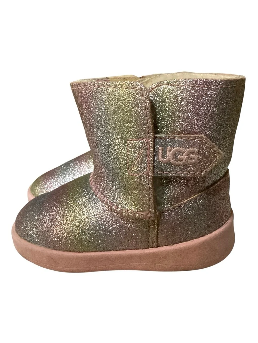 Ugg Keelan Rainbow Metallic Glitter Boots